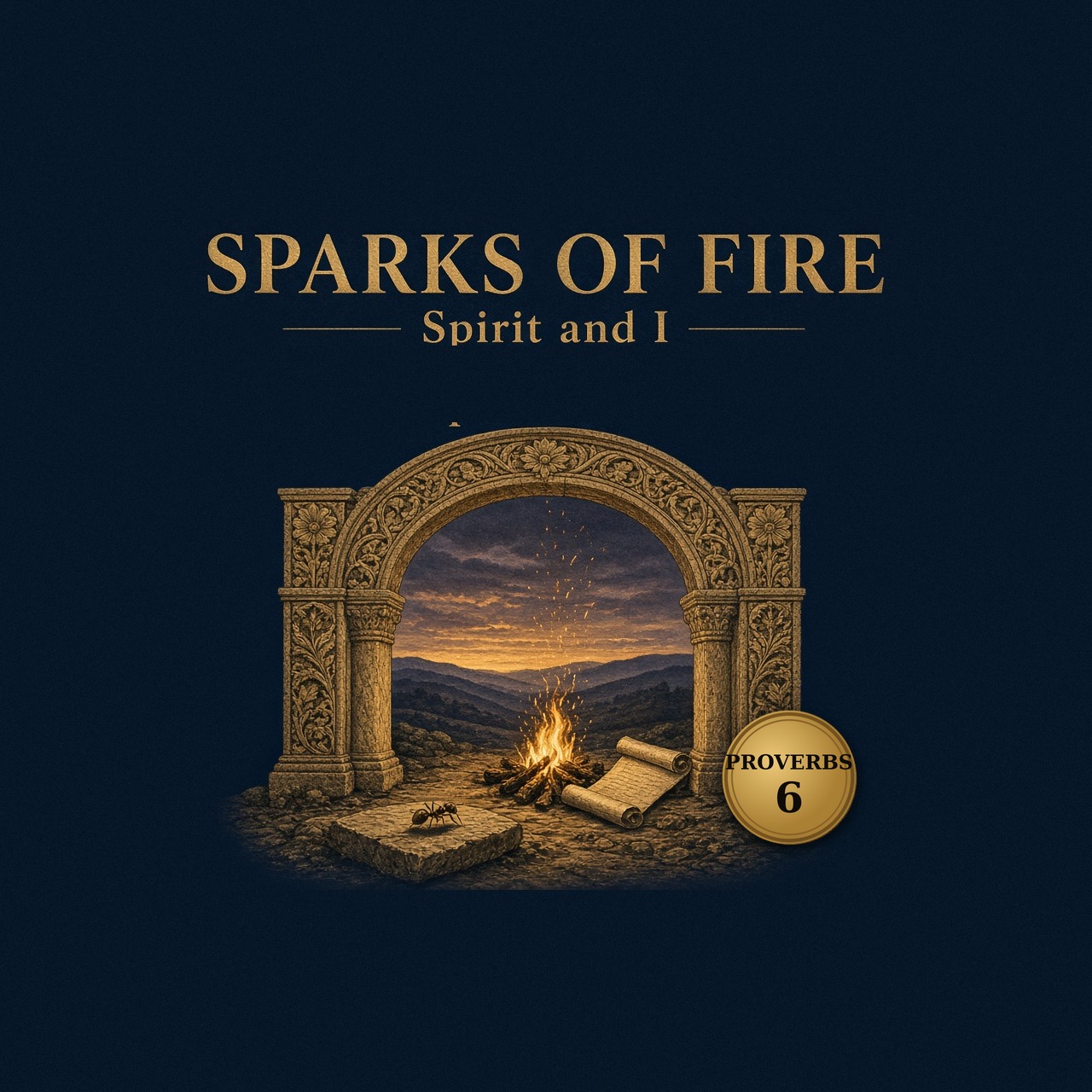 Art for Sparks of Fire (Proverbs 6)