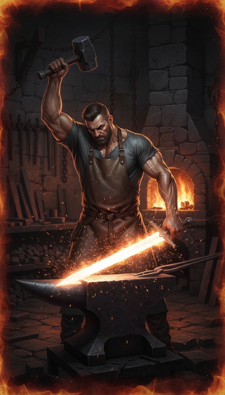 Art for Fire and Blade